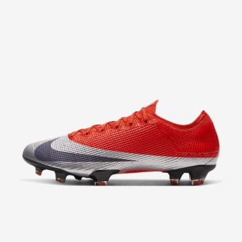 Nike Mercurial Vapor 13 Elite FG - Férfi Focicipő - Narancssárga/Metal Titán/Fekete